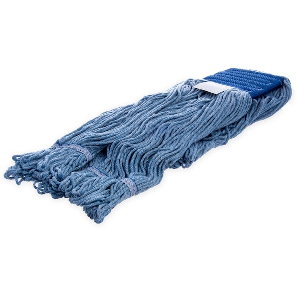 X-Large Band Mop, Looped-End, Blue, PK12