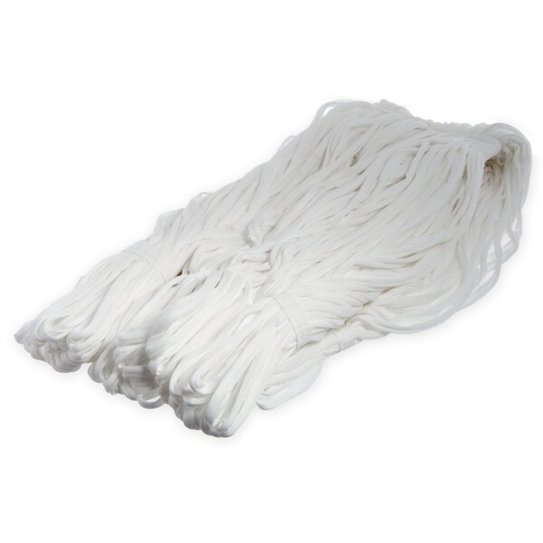 Narrow Band Medium Mop Head, White, PK12
