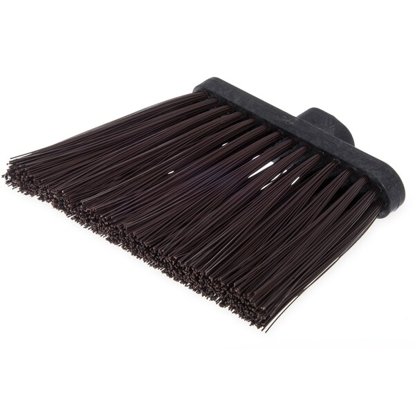Hvy-Duty Angle Broom Head, 12", Brn, PK12