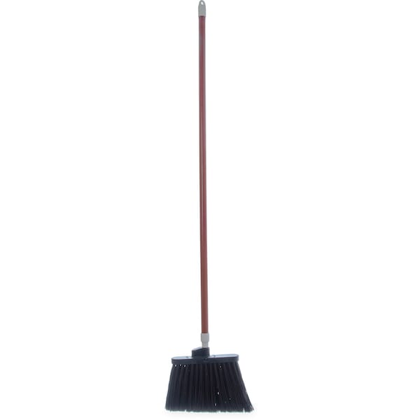 Angle Broom Flagged Brstl, 56", Brown, PK12
