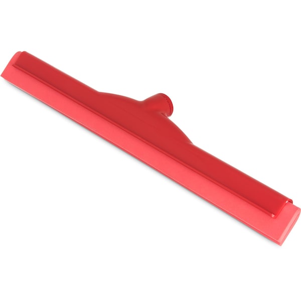 Dbl Foam Squeegee, 18", Red, PK6
