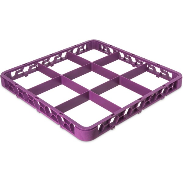 Dvde Glss Rack Ext, 1.78", Lvn, 9 Comp, PK6