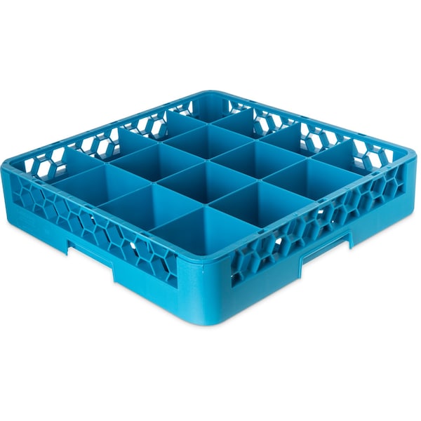 Tilted Cup Rack 16 Comp, Blu, PK6