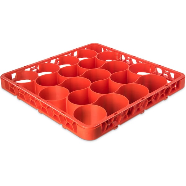 Long Glass Rack Ext, 20 Comp, Org, PK4