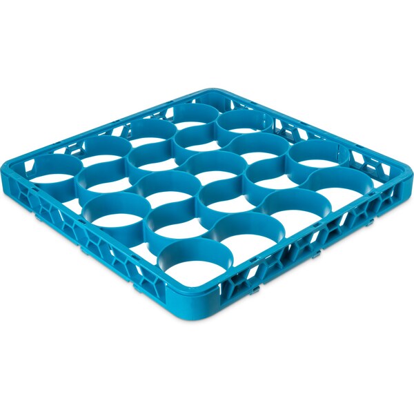 Shrt Glass Rack Ext, 20 Comp, Blu, PK6