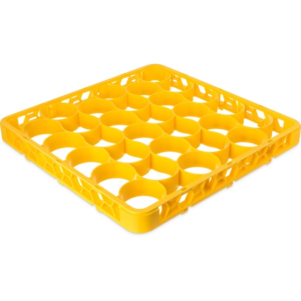 Shrt Glass Rack Ext, 30 Comp, Ylw, PK6
