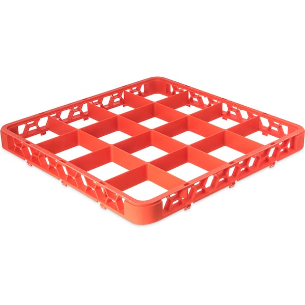Dvde Glss Rack Ext, 1.78", Orn, 16 Comp, PK6