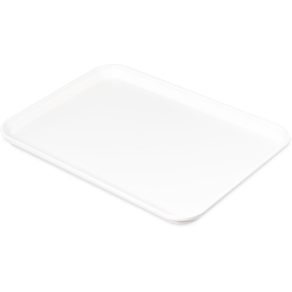 Fbrgl Market Tray, 17.75x12.75x1", Wt, PK12