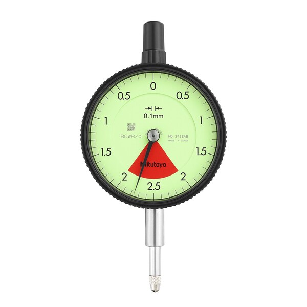 Dial indicators, 0.1-4 mm