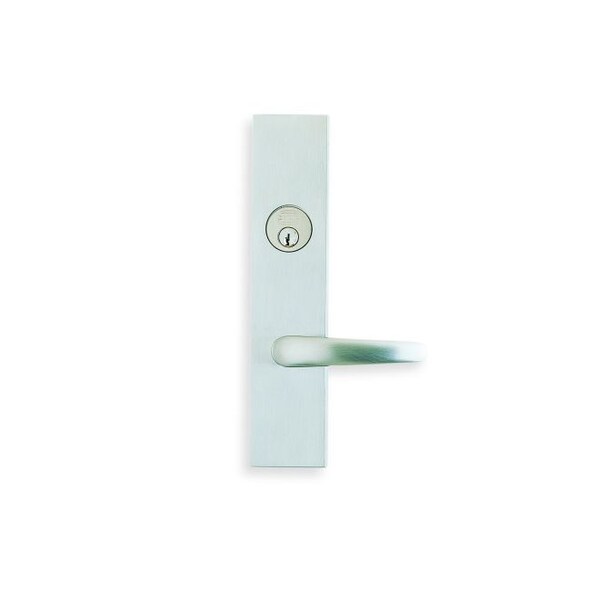 LH 762 Lever 12000 Plate Single CYL 234BS Mortise Lock Satin Chrome