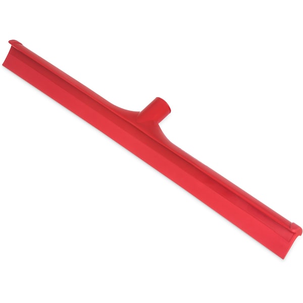 Single Blade Squeegee, 24", Red, PK6