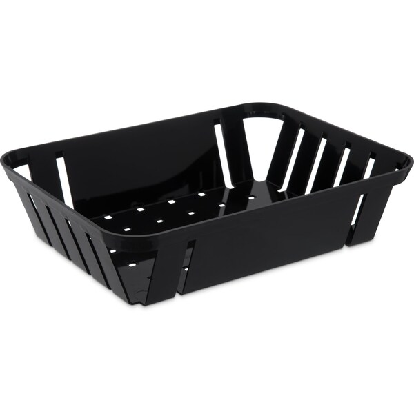 Munchie Baskets, 10.5"x8"x2.25", Blk, PK12