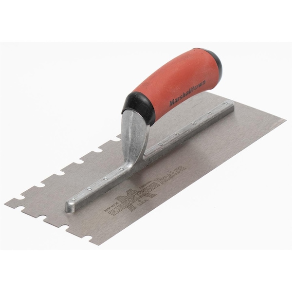 Notched Trowel, 5/16" x 5/16" x 3/4"