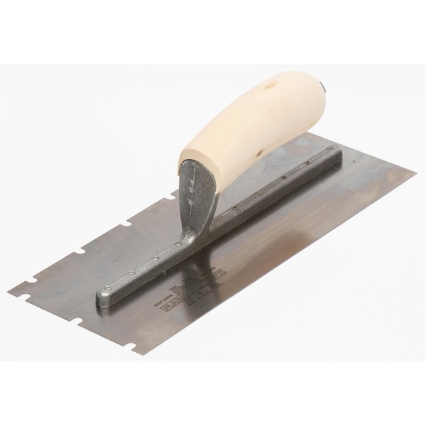 Notched Trowel, 1/4" x 1/4" x 1-1/2"