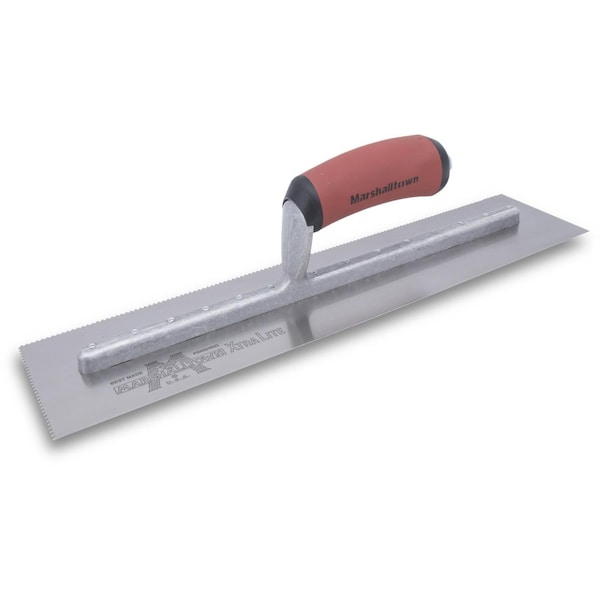 Notched Trowel, 1/16"x 1/16"x 1/16"