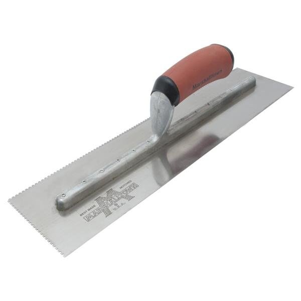 Notched Trowel, 1/16"x 1/32" x 1/32"