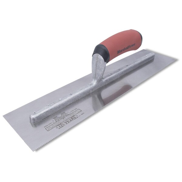 Notched Trowel, 3-Side, 1/16"x1/32"x1/32"