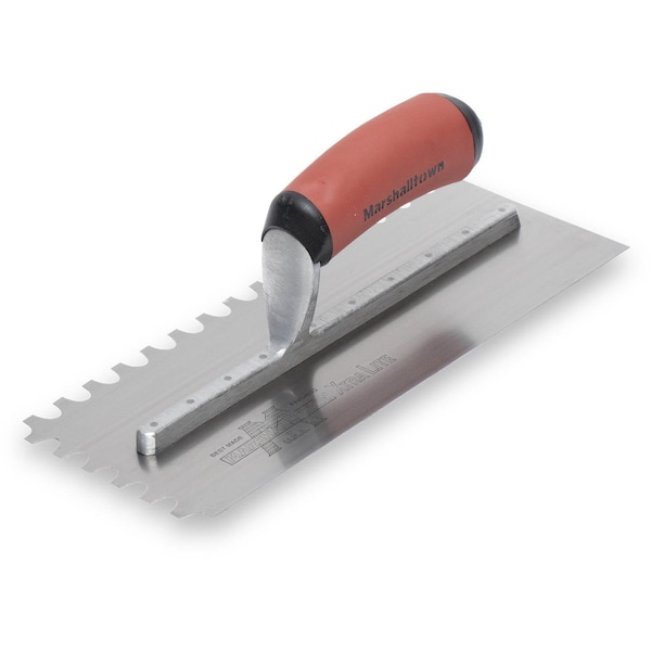 Hlf Ellpse Notched Trwl, 7/16"x3/8"x1/4"