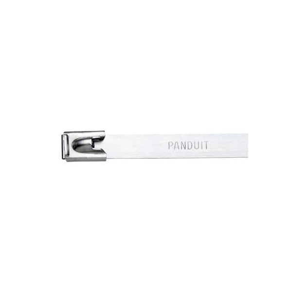 Cable Tie, 5-1/2 in L, 1 in Max Bundle Dia., Silver, Aluminum, 50 lb Strength, 50 PK