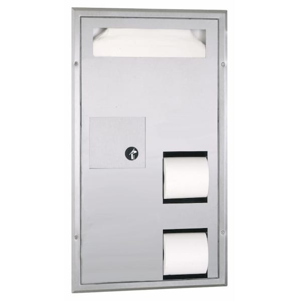 B35715 Satin Stainless Steel Dispenser