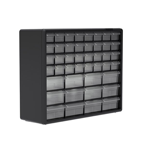 Storage Cabinet, 44 Drawer, Plastic