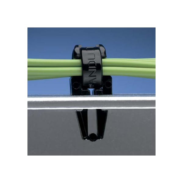 Cable Tie Mount, Through Panel, PK1000