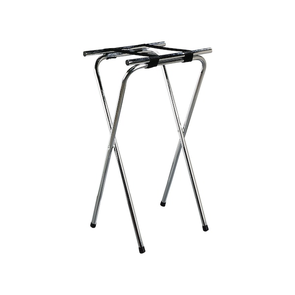 Steel Tray Stand, 36", Chrome, PK6