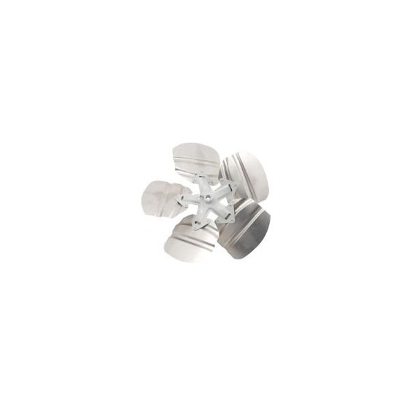 Fan Blade, 16"Dia, 32Deg, 1/2" Cw, 4Bld Fan