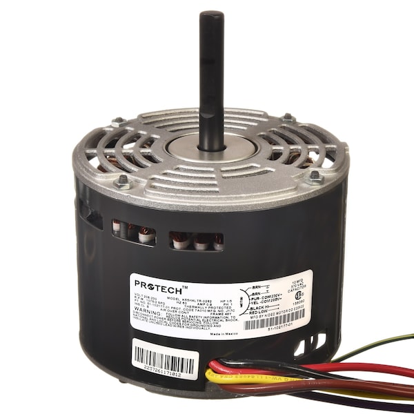 Motor 1Ph 1/5hp 1075rpm 2Spd 208-230V