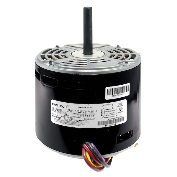 Motor 208/230V 1075rpm Blwr 1/5hp