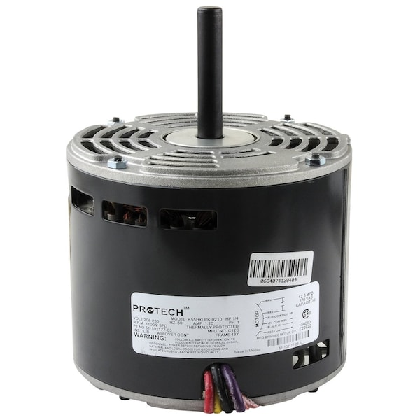 Motor 208-230V 1075rpm 2Sp 1/4hp