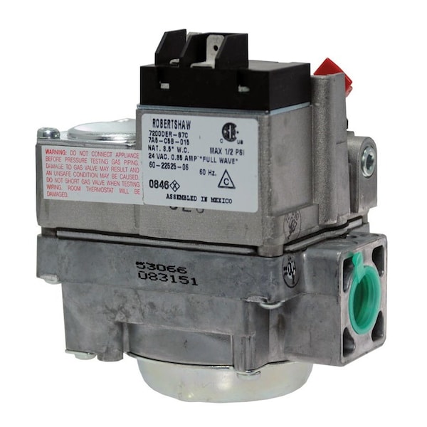 Pilotgasvalve Nat Slowopen 1/2", NG, Pilot, 1/2" Inlet Size
