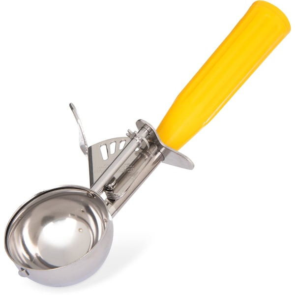 SS Disher Scoop No 20, 2 oz., Yellow, PK12