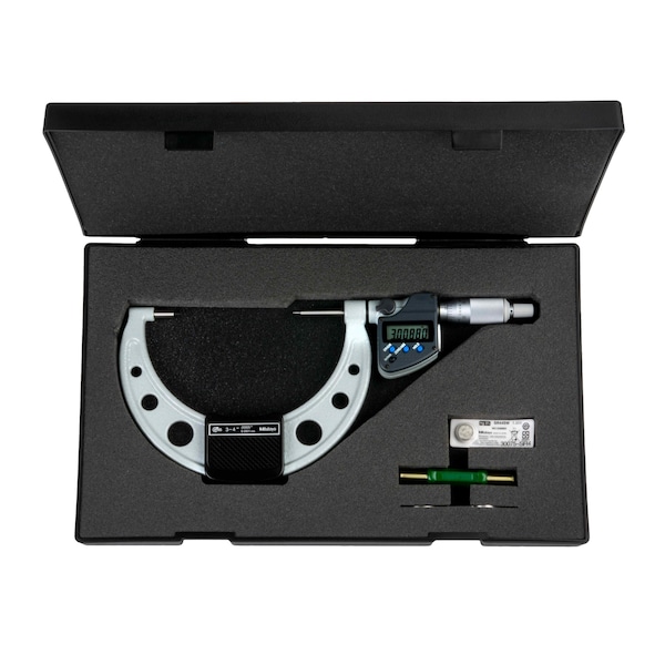 Spline Mic, Digimatic, 3-4" Ip-65