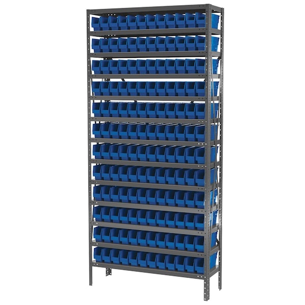 Wire Shelving Kit, Steel, Sh Sy 144 3011