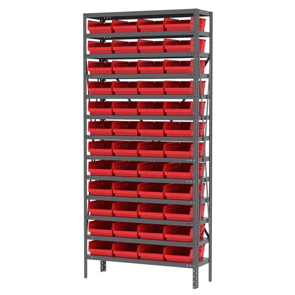 Wire Shelving Kit, Steel, Sh Sys, 48 3015
