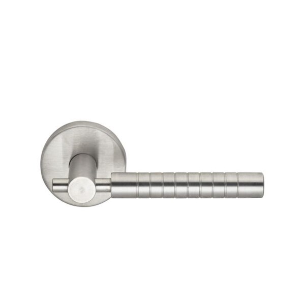 Stainless Lever Pass 2-3/4" BS T 1-3/8" Door Satin Stainless Steel 33