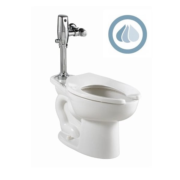 Madera Df 1.61.1 Selct Fv Sys Ec, 1.1 to 1.6 gpf, Flushometer Dual Flush, Floor Mount, Elongated