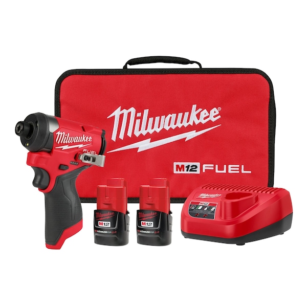 M12 FUEL 1/4 in. Hex Impact Driver Kit