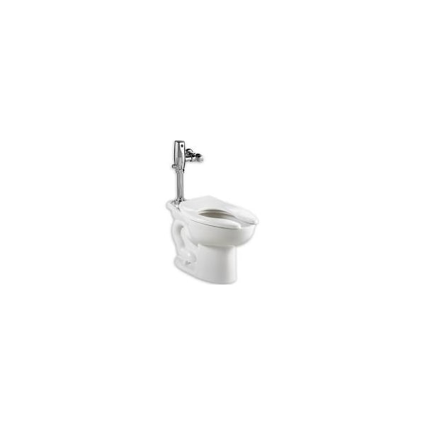 Madera Ec Slctrn Fv Systm, 1.6 gpf, Flushometer, Floor Mount, Elongated, White
