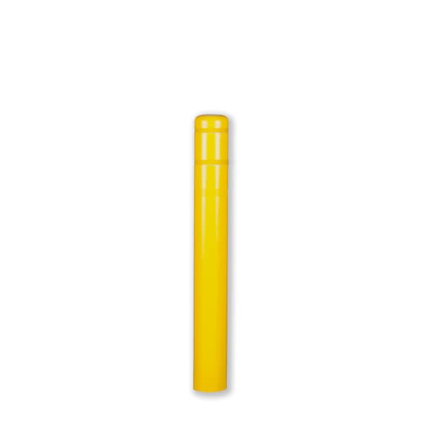 Post Sleeve, 7" Dia, 72" H, Yellow/Yello