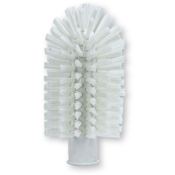 3 in W Pipe and Valve Brush, White, Polypropylene