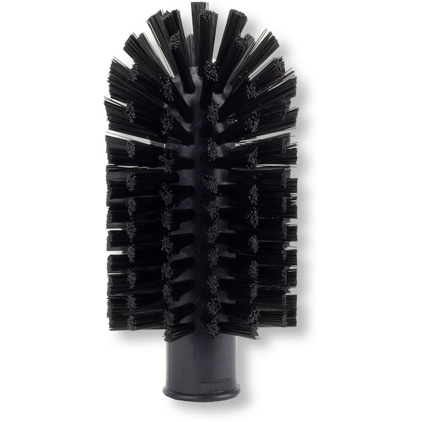 3 in W Pipe and Valve Brush, Black, Polypropylene