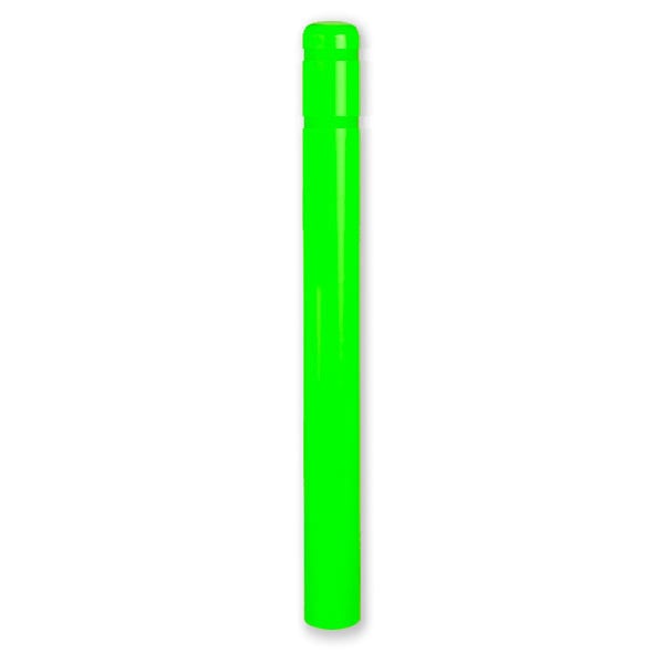 Post Sleeve, 8-7/8" Dia, 72" H, Lime Gree