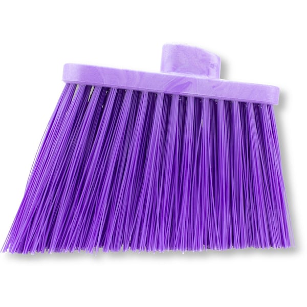 Hvy-Duty Angle Broom Head, 12", Prp, PK12