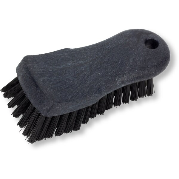 2.5 in W Hand Scrub Brush, Black, Polypropylene