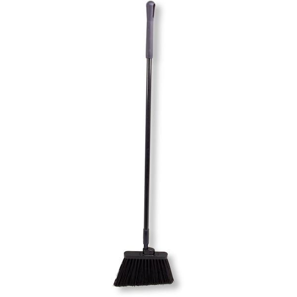 Angle Broom Flagged Bristle, 56", Blk, PK12