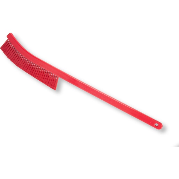 0.5 in W Radiator Style Brush, Red, Polypropylene