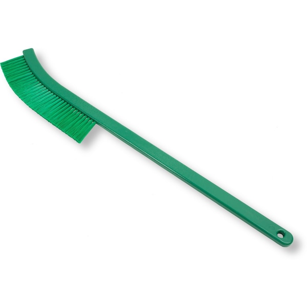 0.5 in W Radiator Style Brush, Green, Polypropylene