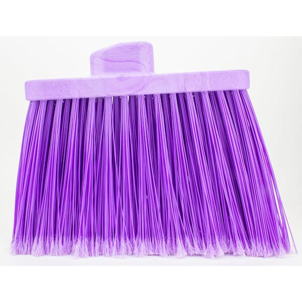 Med-Duty Angle Broom Head, 12", Prp, PK12